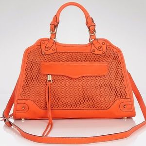 Rebecca Minkoff orange desire satchel